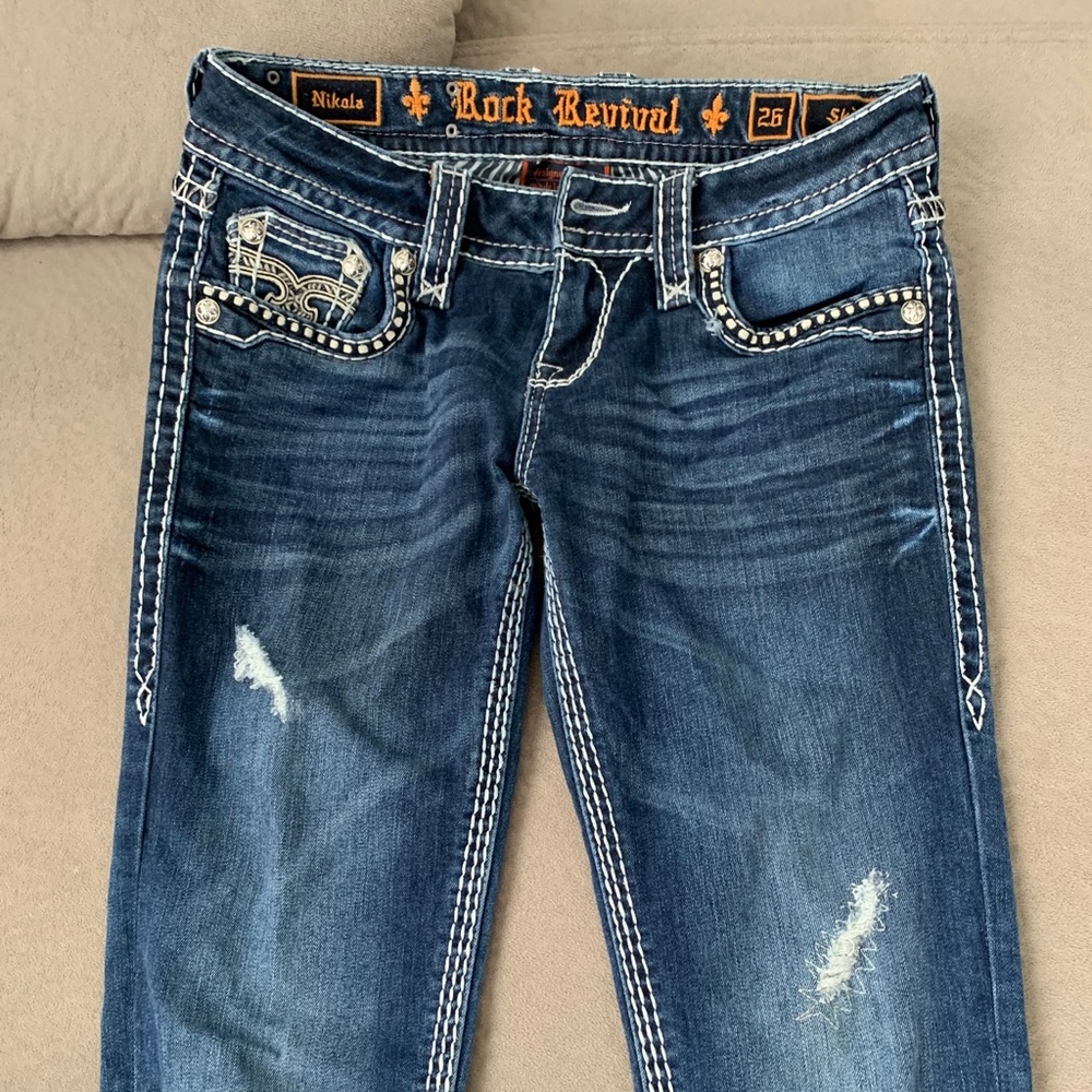 Rock revival skinny jeans